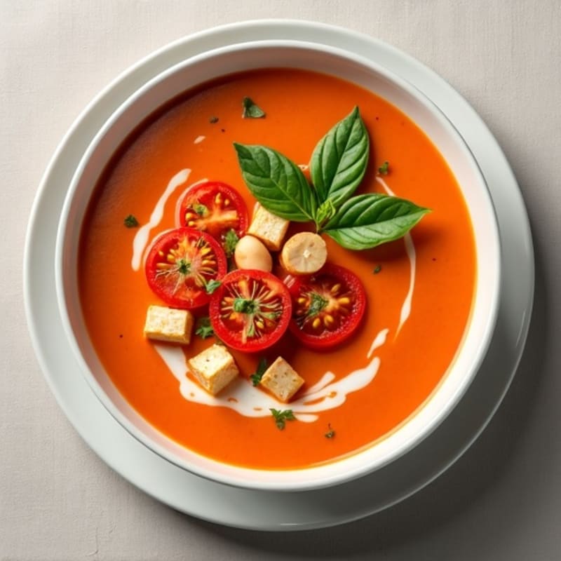 Creamy Roasted Tomato Basil Soup