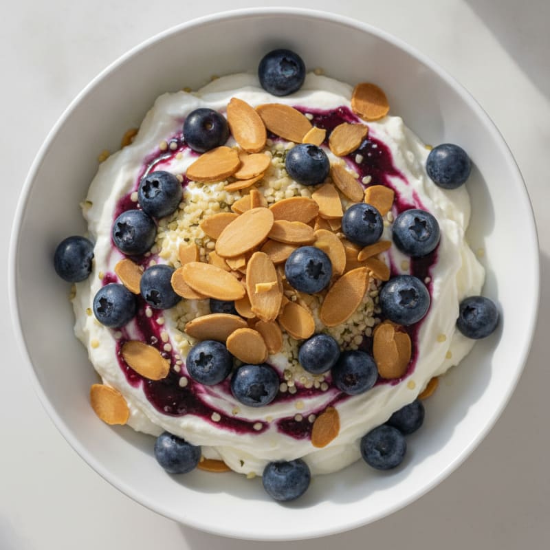 Blueberry Protein Yogurt Parfait