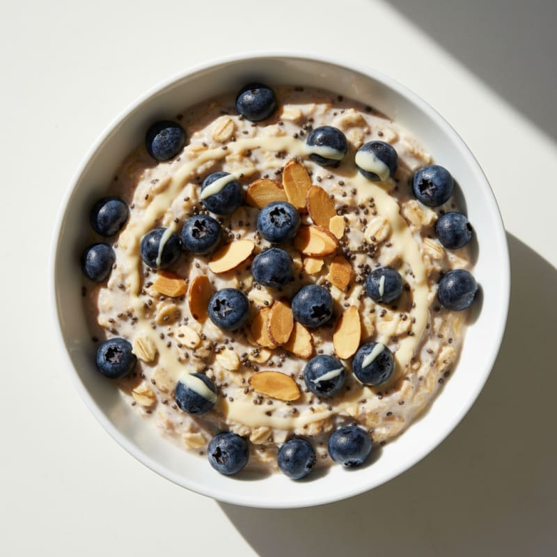 Blueberry Almond Overnight Oats