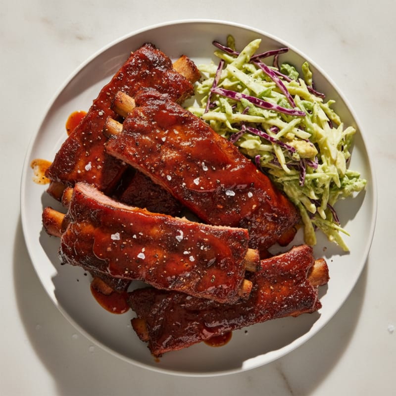 Sticky BBQ Baby Back Ribs