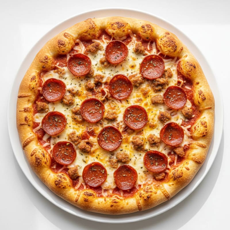 Stuffed Crust Pepperoni Pizza