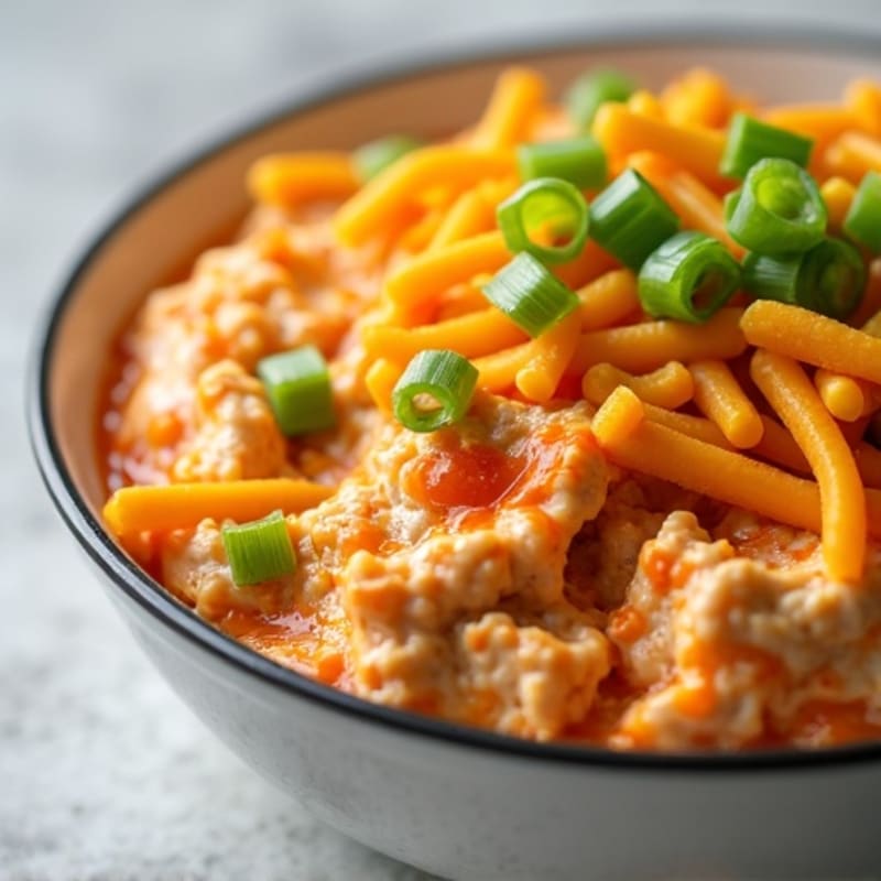 Creamy Greek Yogurt Buffalo Chicken Dip