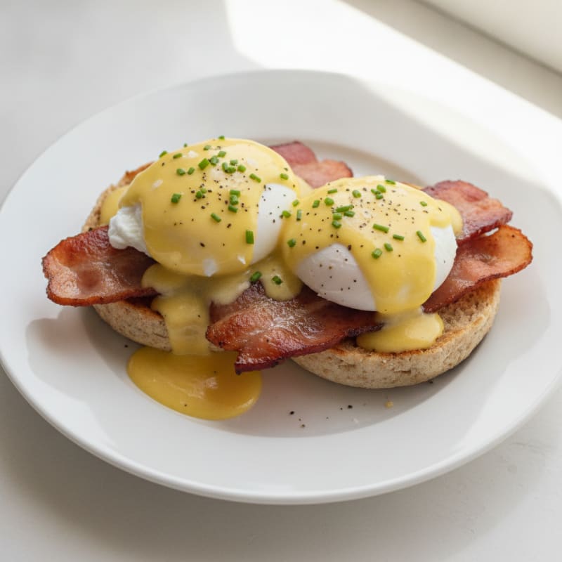 Classic Eggs Benedict with Hollandaise