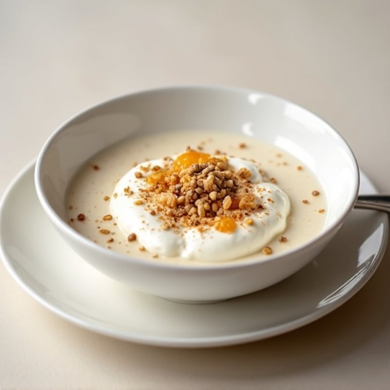 Silky Vanilla Protein Yogurt with Chia and Flaxseed