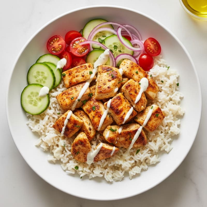Chicken Shawarma Rice Bowl