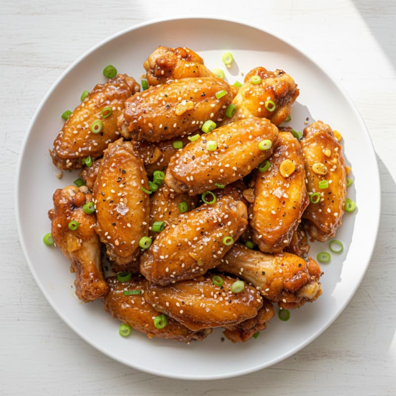 Honey-Garlic Glazed Chicken Wings