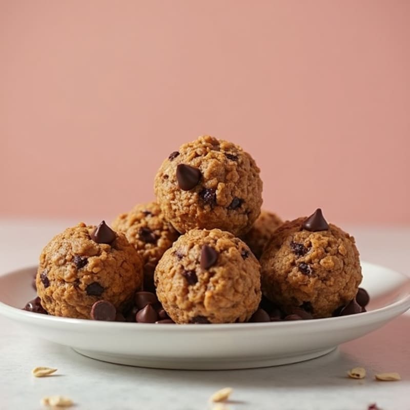 Chewy Chocolate Chip Protein Oatmeal Bites