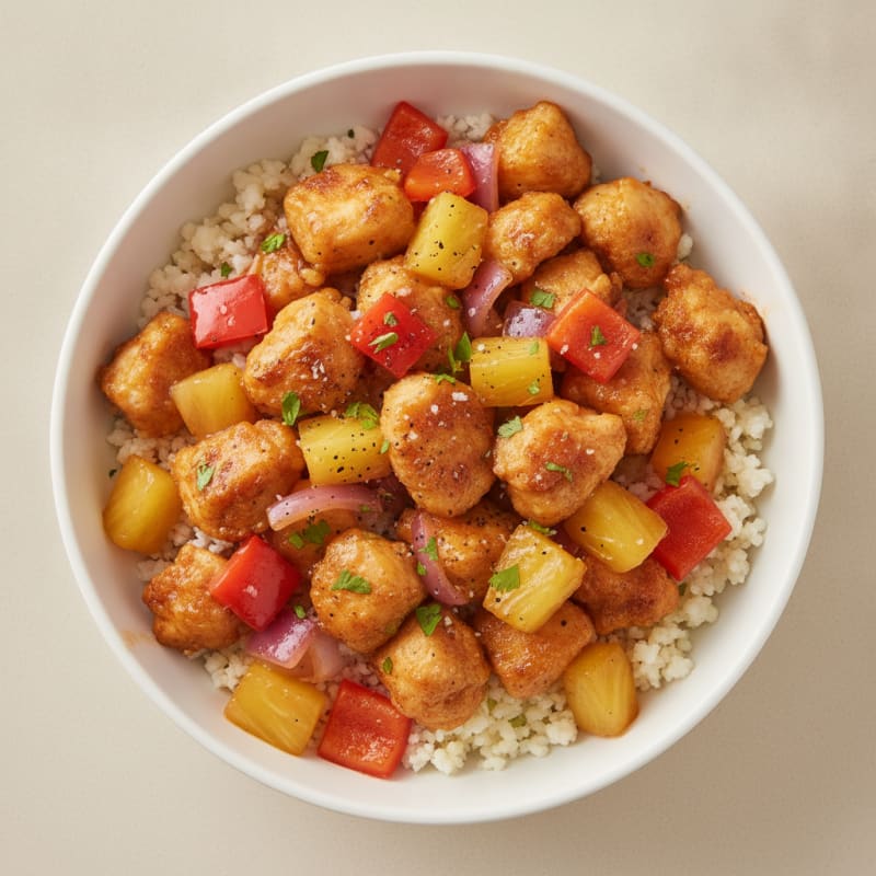 Sweet and Sour Chicken with Pineapple