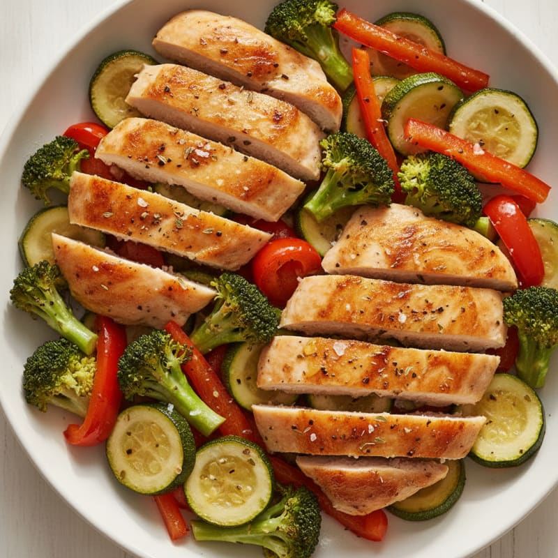 Sheet Pan Lemon Herb Chicken and Veggies