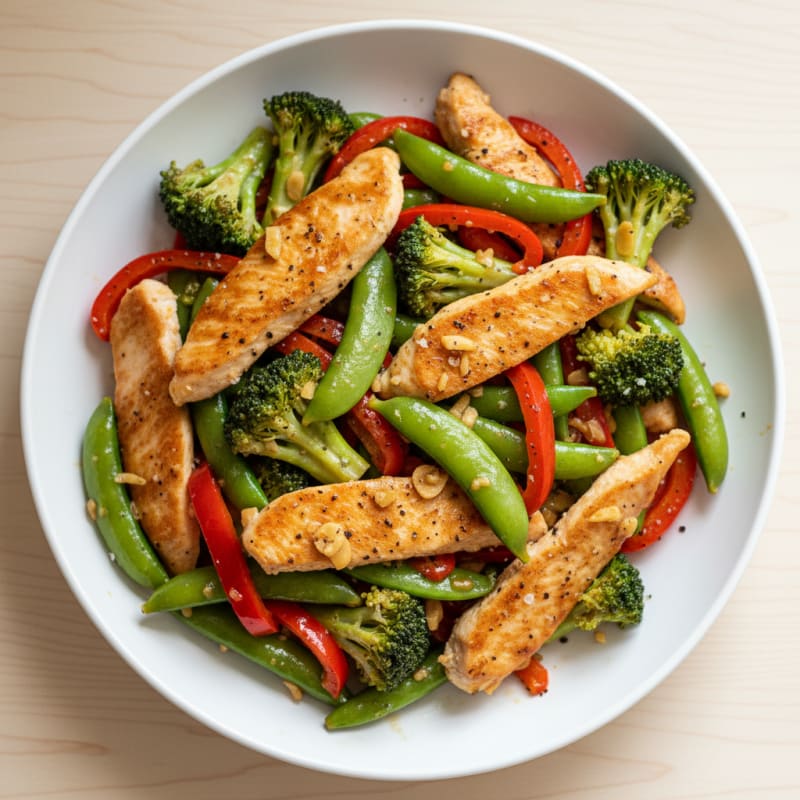 Quick Chicken and Veggie Stir-Fry