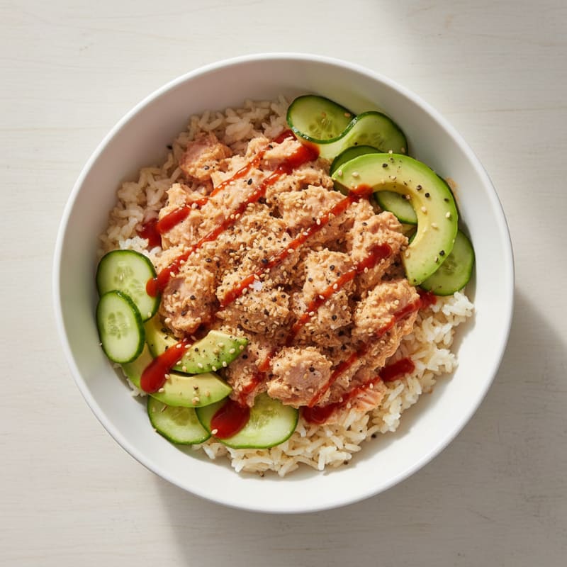Sriracha Tuna Rice Bowl
