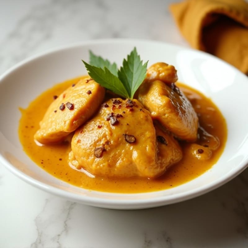 Creamy Coconut-Spiced Butter Chicken
