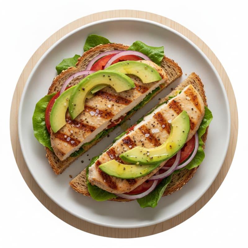 Grilled Chicken and Avocado Sandwich