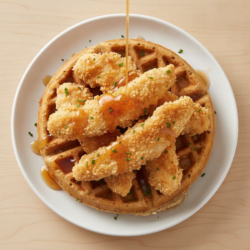 Golden Chicken & Waffles