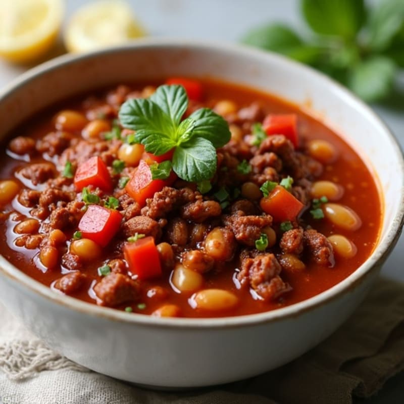 Hearty Lean Beef and Bean Chili