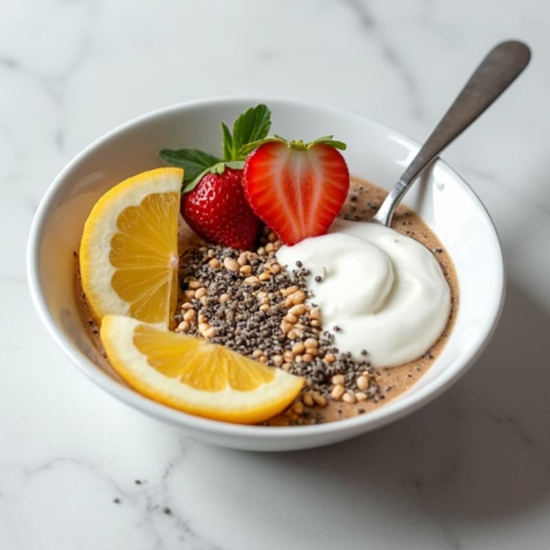 Greek Yogurt with Hemp Hearts and Chia Seeds