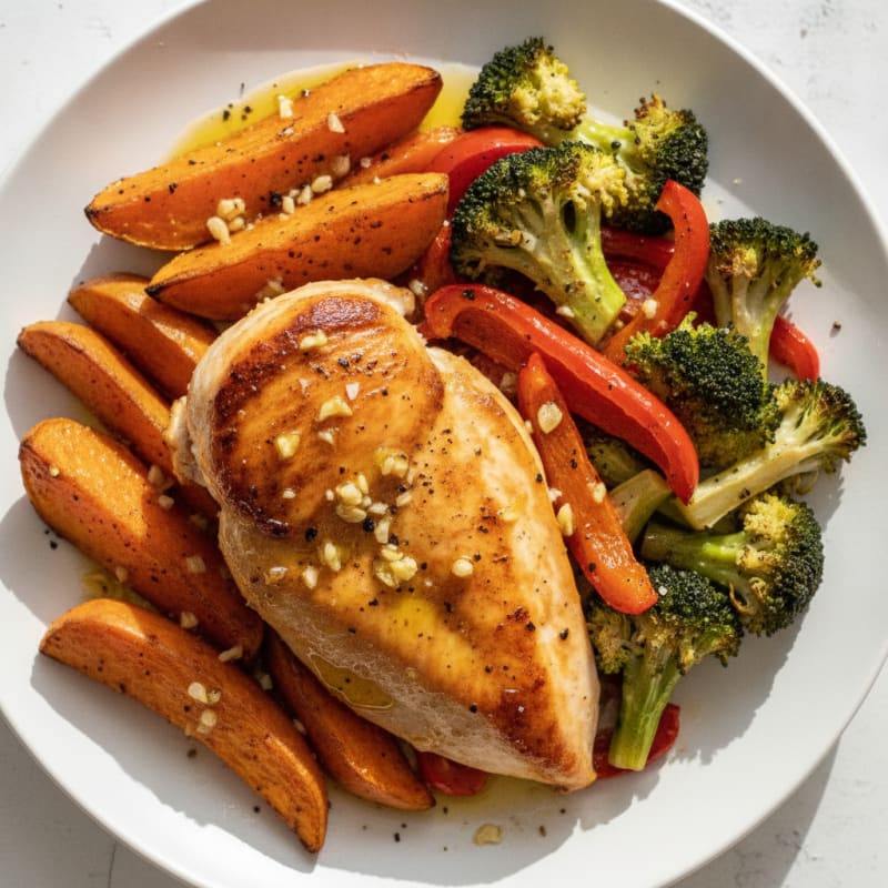 Chicken and Roasted Vegetables