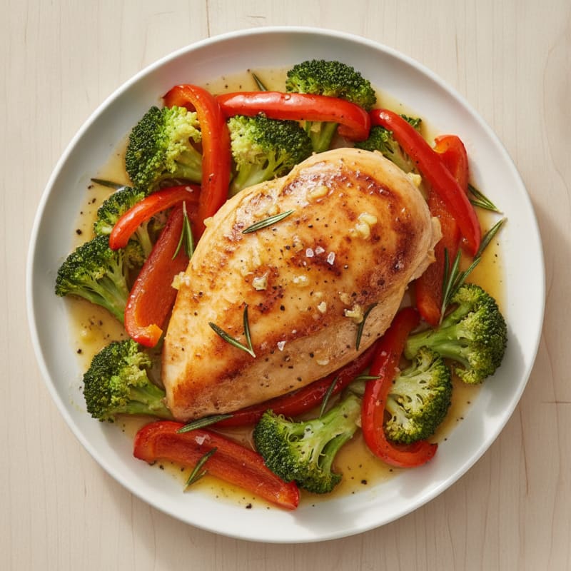 Lemon Herb Roasted Chicken and Vegetables