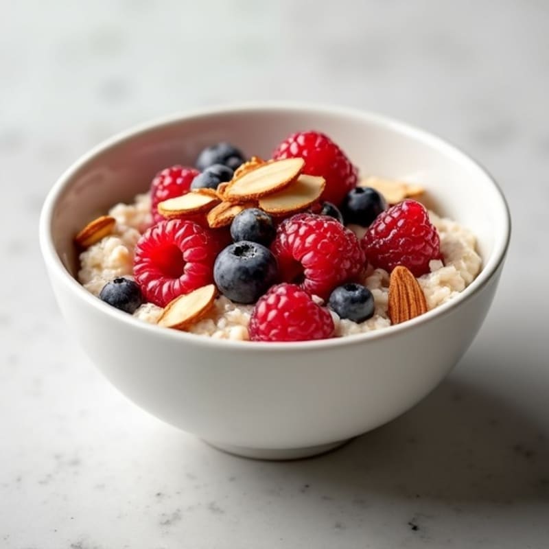 Creamy Berry Almond Oatmeal