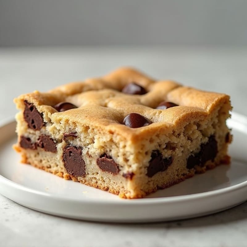 Protein-Packed Almond Flour Chocolate Chip Cookie Cake