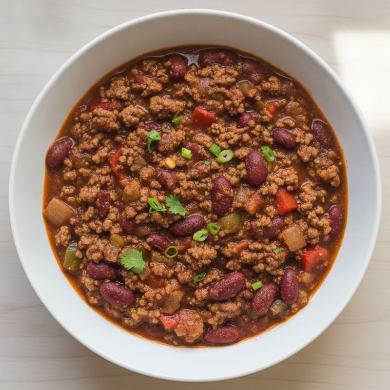 Hearty Slow Cooker Beef Chili