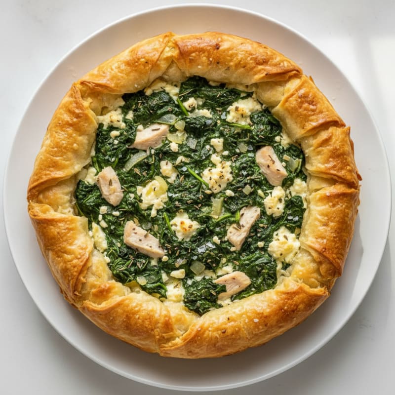 Spinach and Feta Phyllo Pie