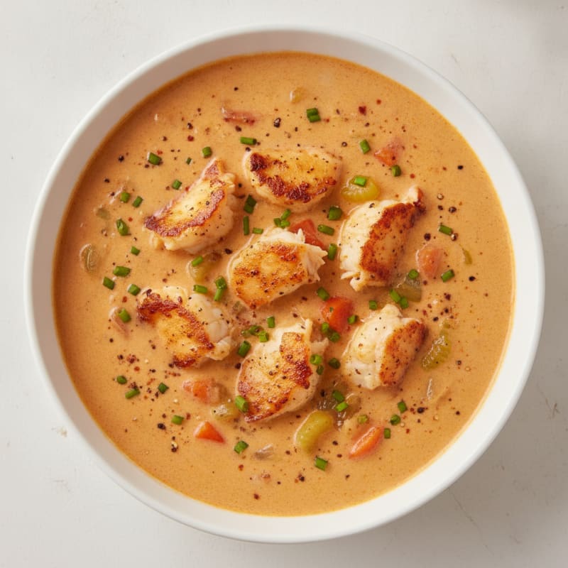Rich Lobster Bisque with Sherry