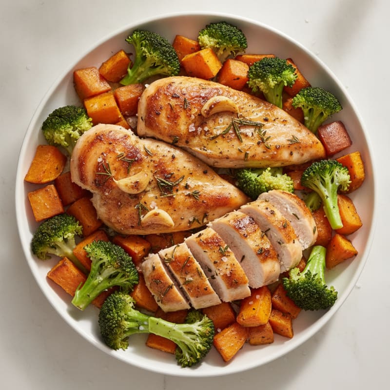 Garlic Herb Roasted Chicken