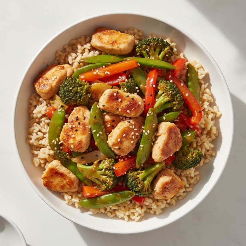 Teriyaki Chicken Stir-Fry with Vegetables