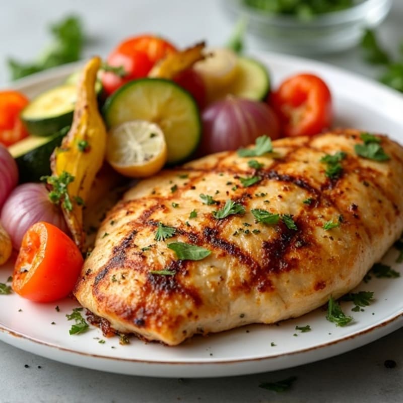 Sheet Pan Lemon Herb Chicken with Roasted Vegetables