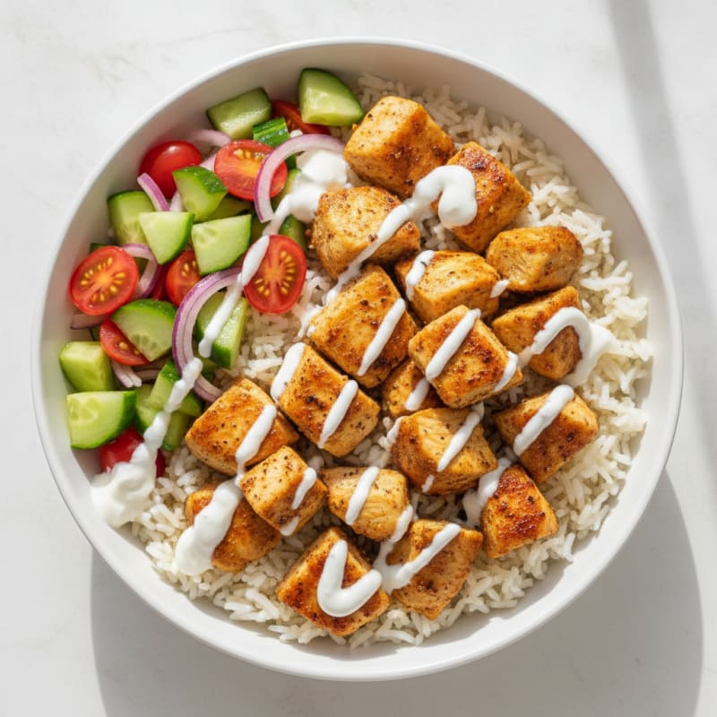 Chicken Shawarma Rice Bowl