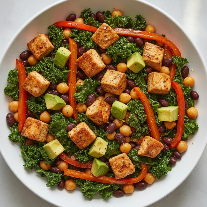Spiced Bean and Vegetable Power Bowl