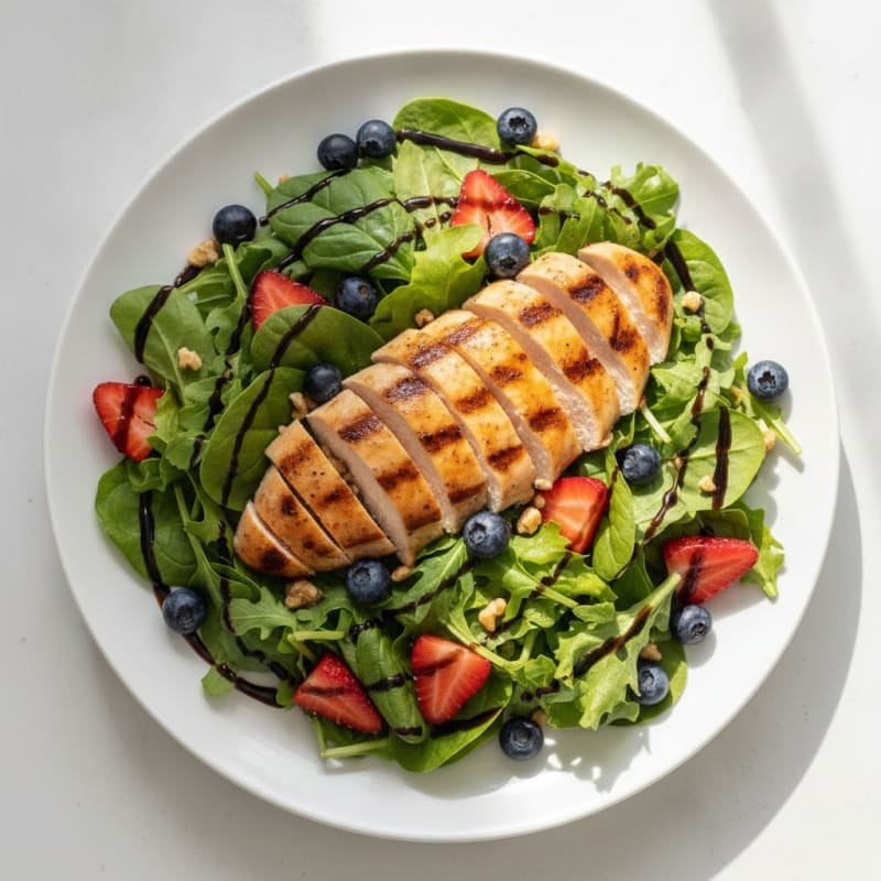 Chicken and Berry Salad with Vinaigrette