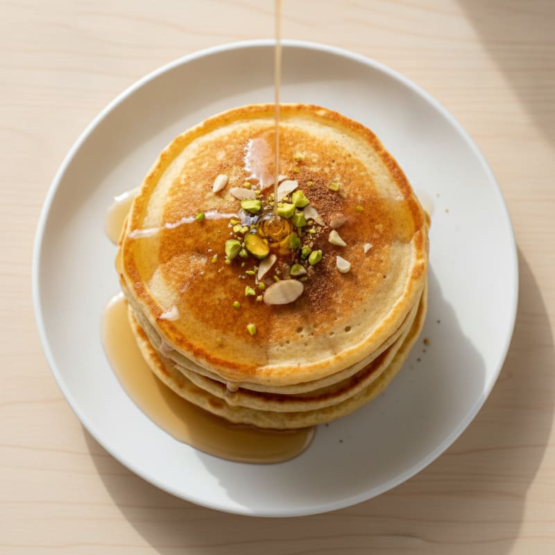 Fluffy Almond Flour Vegan Pancakes