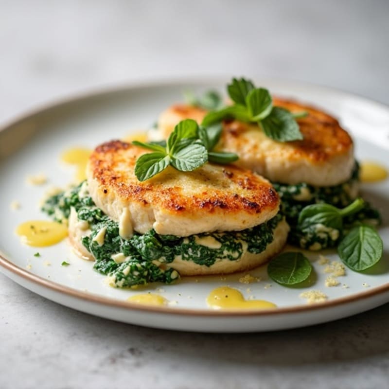 Creamy Spinach Artichoke Stuffed Chicken