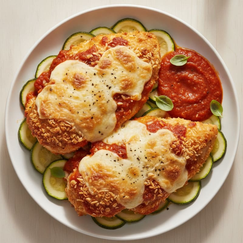Baked Chicken Parmesan with Marinara