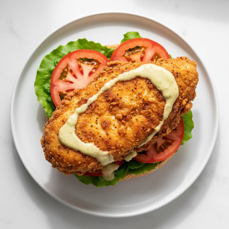 Crispy Buttermilk Fried Chicken Sandwich