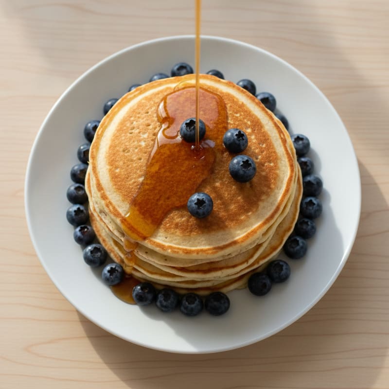 High-Protein Fluffy Buttermilk Pancakes