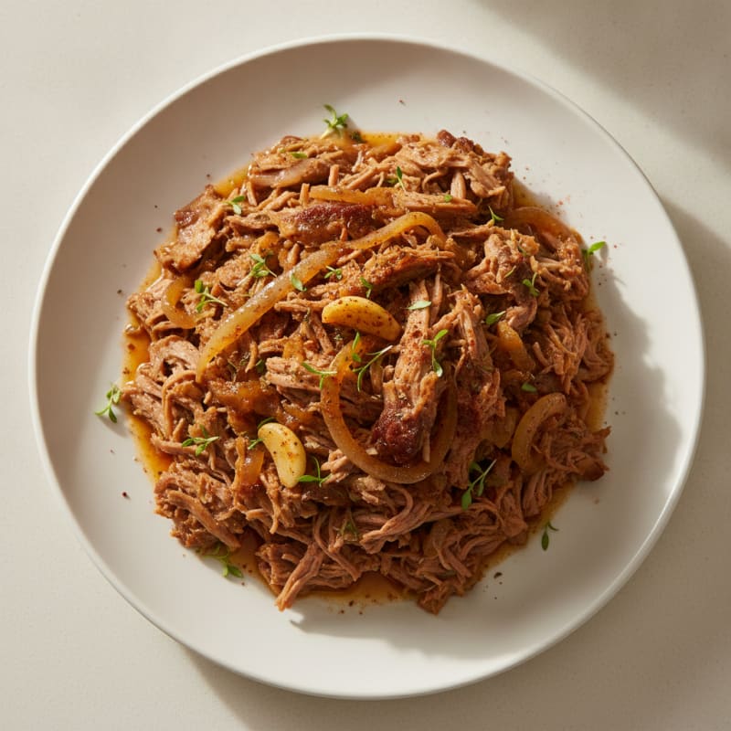 Apple Cider Braised Pulled Pork