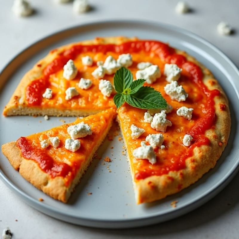 Crispy Buffalo Chicken Cauliflower Crust Pizza