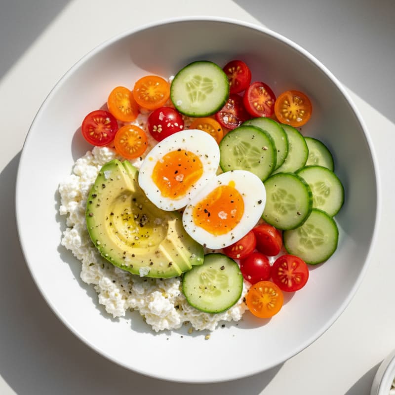 Savory Cottage Cheese Breakfast Bowl