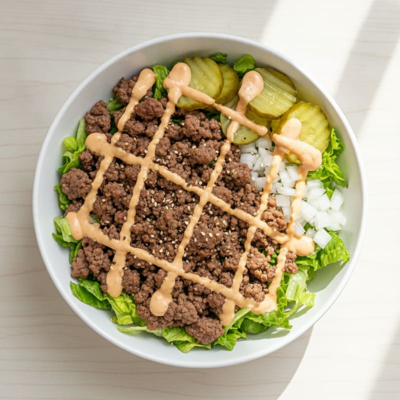 Big Mac Inspired Protein Power Bowl