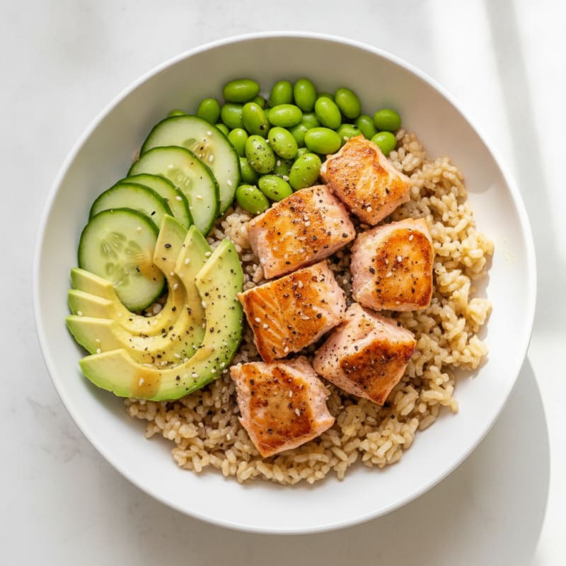 Salmon Sushi Rice Bowl