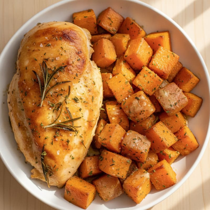 AIP Herb-Roasted Chicken with Root Vegetables