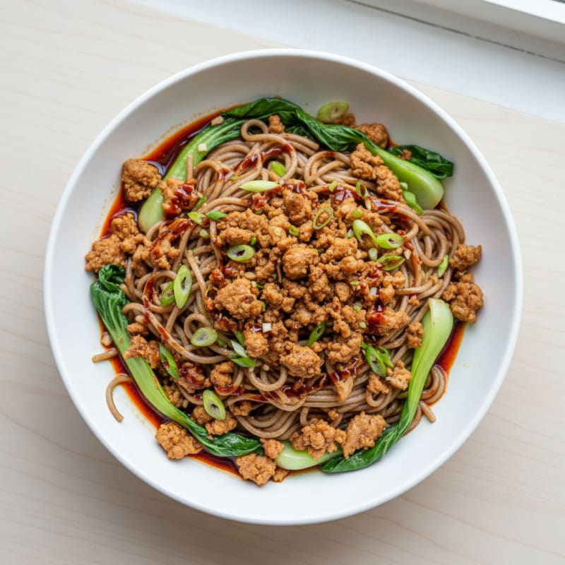 Sichuan Dan Dan Noodles with Chili Oil