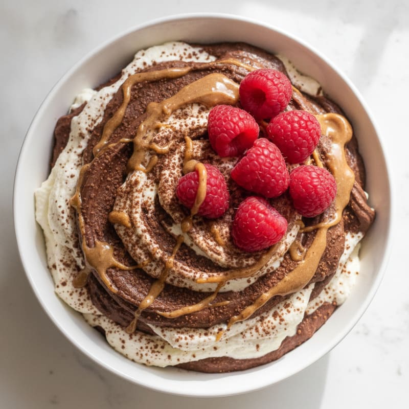 Greek Yogurt Protein Mousse with Almond Butter