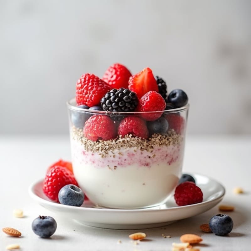 Cottage Cheese and Berry Protein Parfait
