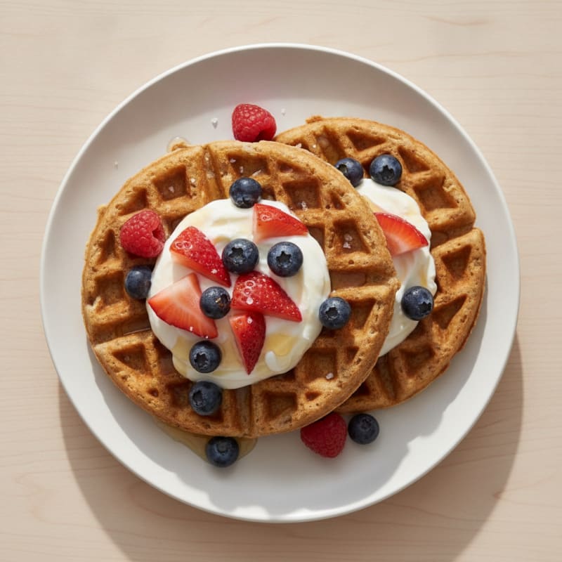 Whole Wheat Berry Waffles
