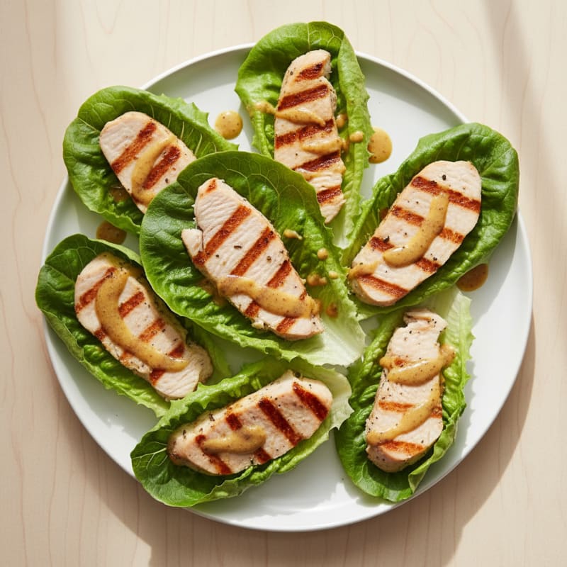 Grilled Turkey Breast Lettuce Wraps