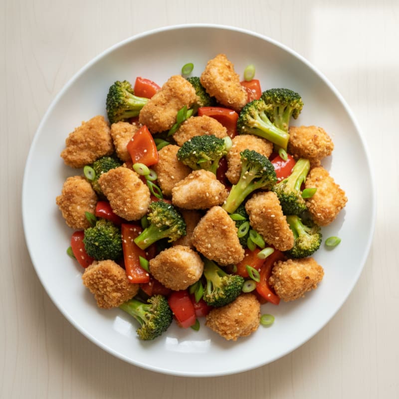 Ginger Chicken Stir-Fry with Vegetables